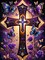 Cross Diamond Art Kit for Adults – DIY 5D Religion Diamond Painting, Full Drill Paint by Diamonds, Christ Wall Art Decor, 12x16 Inch